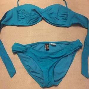 Becca blue bikini